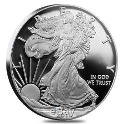 Lot of 5 2016-W 1 oz Proof Silver American Eagle 30th Anniversary withBox &