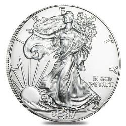 Lot of 5 2019 1 oz Silver American Eagle $1 Coin BU