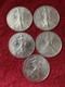 Lot Of 5 2020 $1 American Silver Eagle 1 Oz Bu