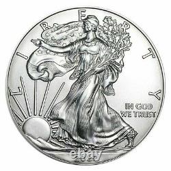 Lot of 5 2020 1 oz Silver American Eagle $1 Coin BU