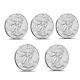 Lot Of 5 2022 1 Oz Silver American Eagle $1 Coin Bu