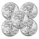 Lot Of 5 2024 1 Oz. 999 Fine Silver American Eagle $1 Coin Bu