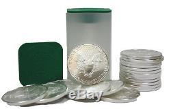 Lot of 60 Silver American Eagle Random Date 1 oz. 999 Fine in 3 US Mint 20 Rolls