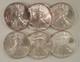 Lot Of (6) Different American Silver Eagle Coins 1990 1992 1993 1995 1999 & 2006