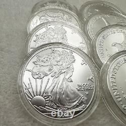 Lot of 8 Coin 2023 American Silver Eagle 1 oz BU Silver Eagle Dollar Coin $1