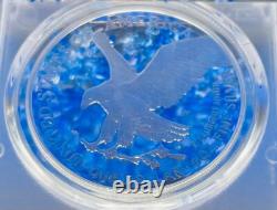 Mint 2023 W $1 Silver Eagle PCGS FDOI PR70DCAM Congratulations Set Flag 1 of 695
