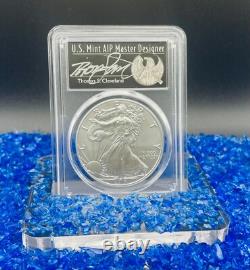 Mint! Burnished 2017 (W) $1 Silver Eagle FS PCGS SP70 Master Designer Cleveland