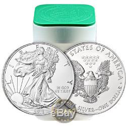 Mint Sealed Monster Box of 2018 1 oz Silver Eagles 500 BU Coins