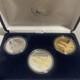 Nat Collector's Mint 2021 Double Eagle $2.999 Silver 3 -1/2 Ozcoin Set Box