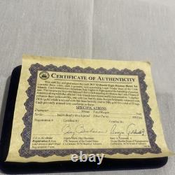 Nat Collector's Mint 2021 Double Eagle $2.999 Silver 3 -1/2 ozCoin Set Box