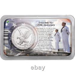 Navy 250th American Silver Eagle Showpak
