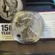 New York Mint 2oz Silver 1986-2025 Oversize Coin Reverse Proof Eagle