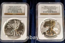 Official US Mint set 2013 W Eagle West Point Eagle Set SP 70 Enhanced /Rev PF 70