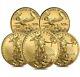 Pre Sale Lot Of 5 1/10 Oz Gold American Eagle $5 Coin