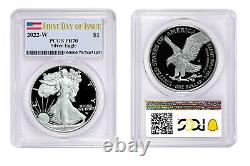 Presale 2022-W Proof Silver Eagle PCGS PR70 DCAM First Day of Issue