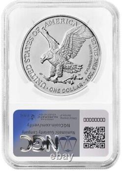 Presale 2024 $1 American Silver Eagle NGC PF70 CONGRATULATIONS SET, FIRST DAY%