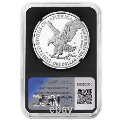 Presale 2024-S Proof $1 American Silver Eagle NGC PF70UC ER Trolley Label R