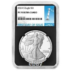 Presale 2024-S Proof $1 American Silver Eagle NGC PF70UC FDI First Label Re