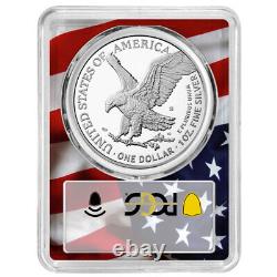 Presale 2024-S Proof $1 American Silver Eagle PCGS PR70DCAM FDOI Trump 45th