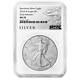 Presale 2024-w Burnished $1 American Silver Eagle Ngc Ms70 Er Als Label
