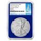 Presale 2024-w Burnished $1 American Silver Eagle Ngc Ms70 Fdi First Label
