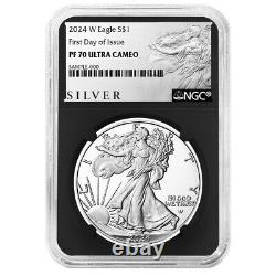 Presale 2024-W Proof $1 American Silver Eagle NGC PF70UC FDI ALS Label Retro C