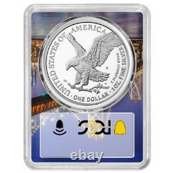 Presale 2025-S Proof $1 American Silver Eagle PCGS PR70DCAM FDOI Bay Bridge Fr