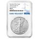 Presale 2025-w $1 1-oz Burnished American Silver Eagle Ngc Ms69 Er Blue Label