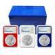 Presale 2025 (w) $1 American Silver Eagle 3pc Set Ngc Ms70 Fdi West Point S