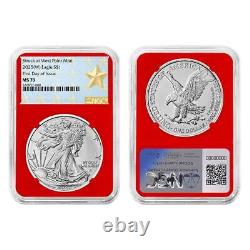 Presale 2025 (W) $1 American Silver Eagle 3pc Set NGC MS70 FDI West Point S