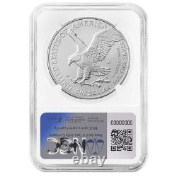 Presale 2025-W Burnished $1 American Silver Eagle NGC MS70 Brown Label