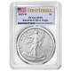 Presale 2025-w Burnished $1 American Silver Eagle Pcgs Sp69 Fs Flag Label