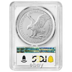 Presale 2025-W Burnished $1 American Silver Eagle PCGS SP70 Blue Label