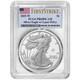 Presale 2025-w Proof $1 American Silver Eagle Laser Beam Privy Pcgs Pr69dca
