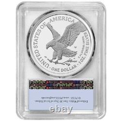 Presale 2025-W Proof $1 American Silver Eagle Laser Beam Privy PCGS PR70DCA