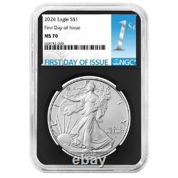 Presale 2026 $1 American Silver Eagle NGC MS70 FDI First Label Retro Core