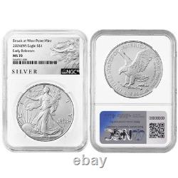 Presale 2026 (W) $1 American Silver Eagle NGC MS70 ER ALS Label