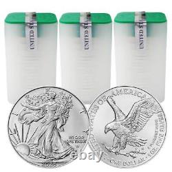 Presale Lot of 60 2025 $1 American Silver Eagle 1 oz BU
