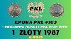 Prl Era 105 Circulation Coins Of The Prl 1949 1990 1 Z Oty 1987