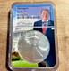 Rare 2024 W Burnished Silver Eagle Ngc Ms70 Ronald Reagan 40 Presidental Collect
