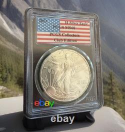 RARE ERROR COIN 2003 PCGS MS68 Collectors Club Edition American Silver Eagle
