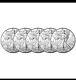 Random Date American Silver Eagle (1 Oz) $1 Bu Five 5 Coins