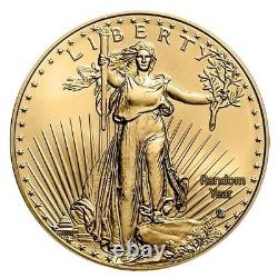 Random Year $5 1/10 oz American Gold Eagle Uncirculated Coin BU