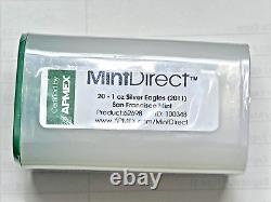 Roll 2011-S Mint Direct ASE American Silver Eagle 20 1 Troy Oz. 999 Silver Coins