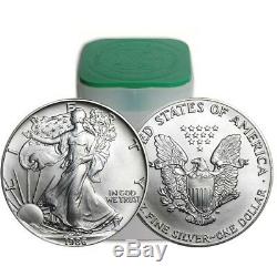 Roll of 20 1986 1 oz Silver American Eagle $1 Coin BU (Lot, Tube of 20)