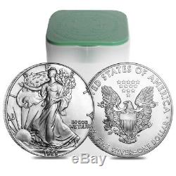 Roll of 20 1988 1 oz Silver American Eagle $1 Coin BU (Lot, Tube of 20)