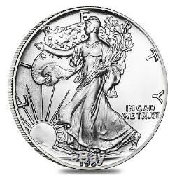 Roll of 20 1989 1 oz Silver American Eagle $1 Coin BU (Lot, Tube of 20)