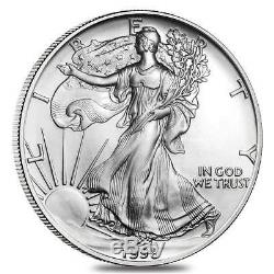 Roll of 20 2013 1 oz Silver American Eagle $1 Coin BU (Lot, Tube of 20)