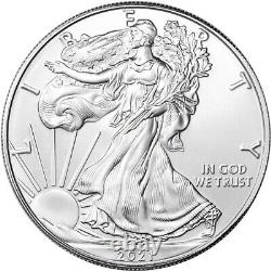 Roll of 20 2021 (P) American Silver Eagle NGC Gem Uncirculated First Day Issue