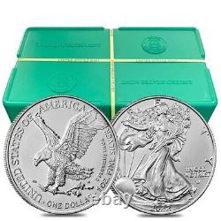 Roll of 20 2022 1 oz Silver American Eagle $1 Coin BU (Lot, Tube of 20)